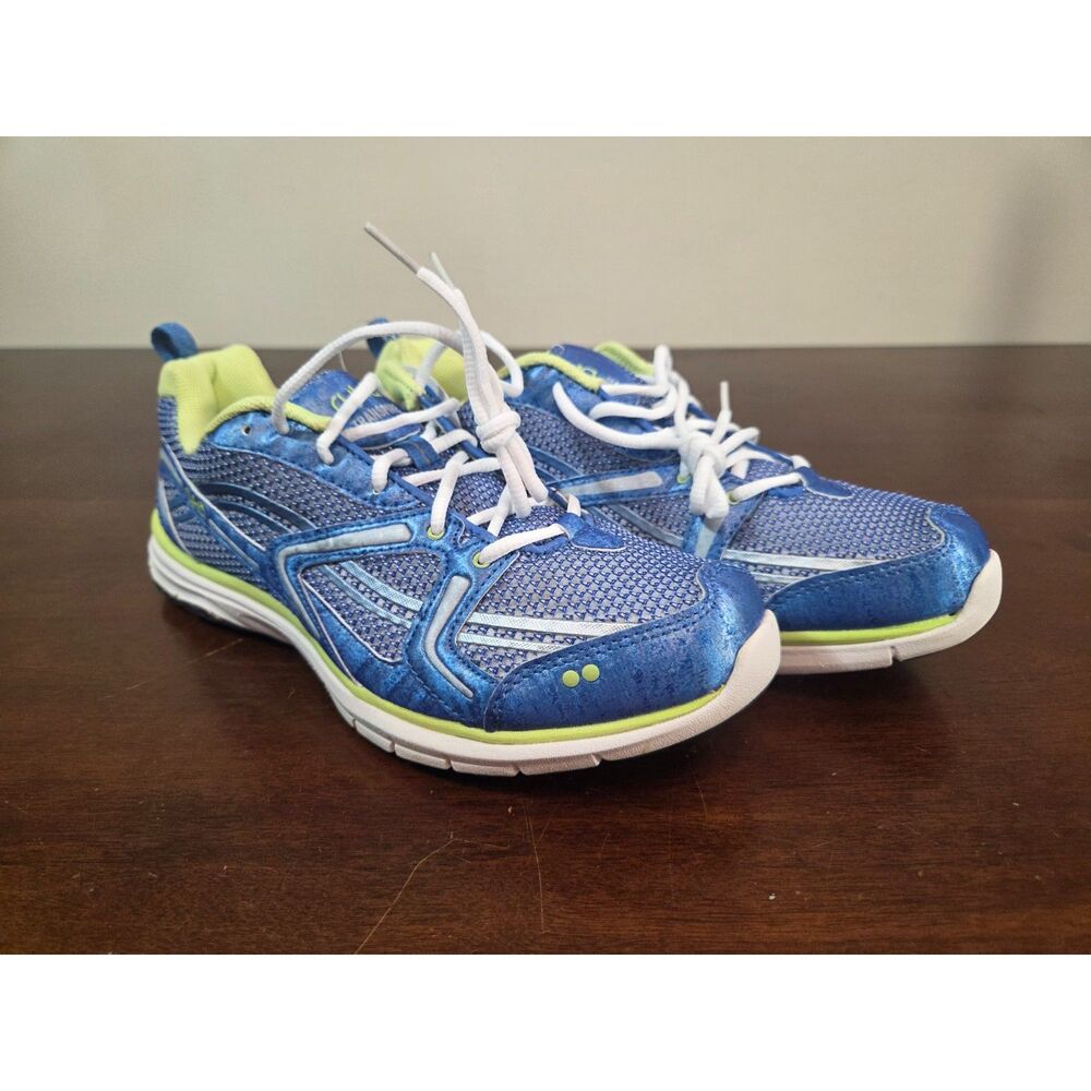 Ryka Transpire Women’s Size 9.5 Medium Blue Grey Light Green Athletic Shoes